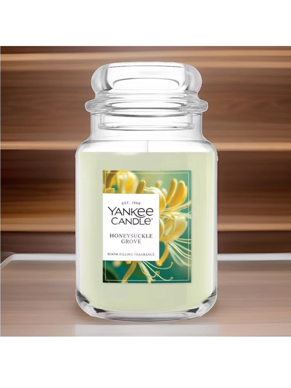 Yankee Candle Large Jar Candle- Honeysuckle Grove (22 oz)